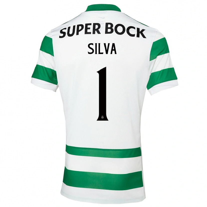 Danxen Niño Camiseta Rui Silva #1 Verde Blanco 1ª Equipación 2025/26 La Camisa