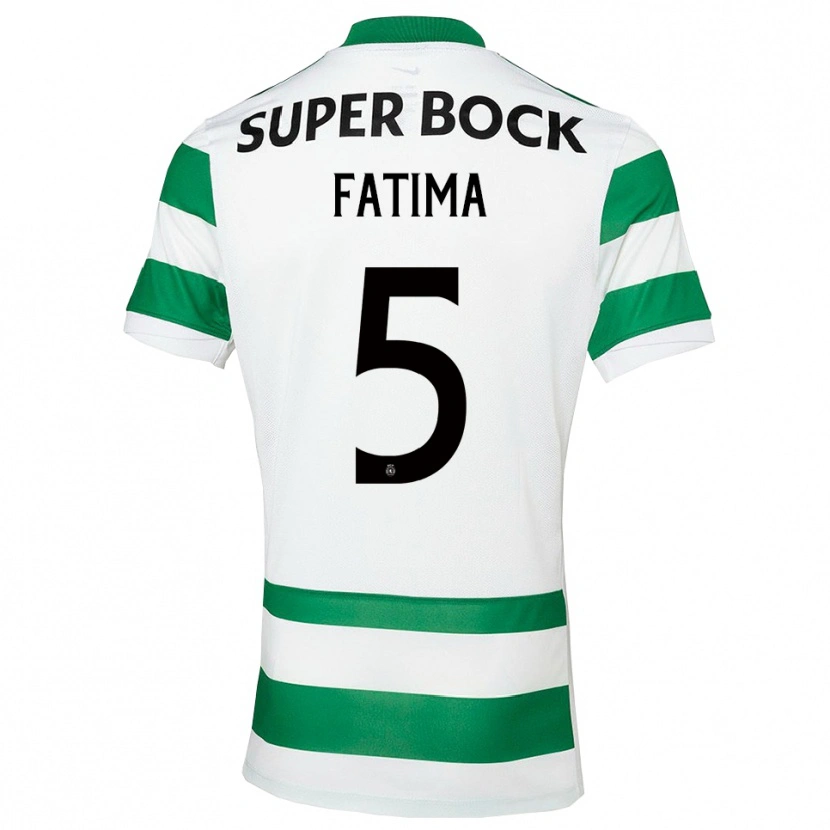 Danxen Niño Camiseta Francisca Fatima Aquino Dutra #5 Verde Blanco 1ª Equipación 2025/26 La Camisa