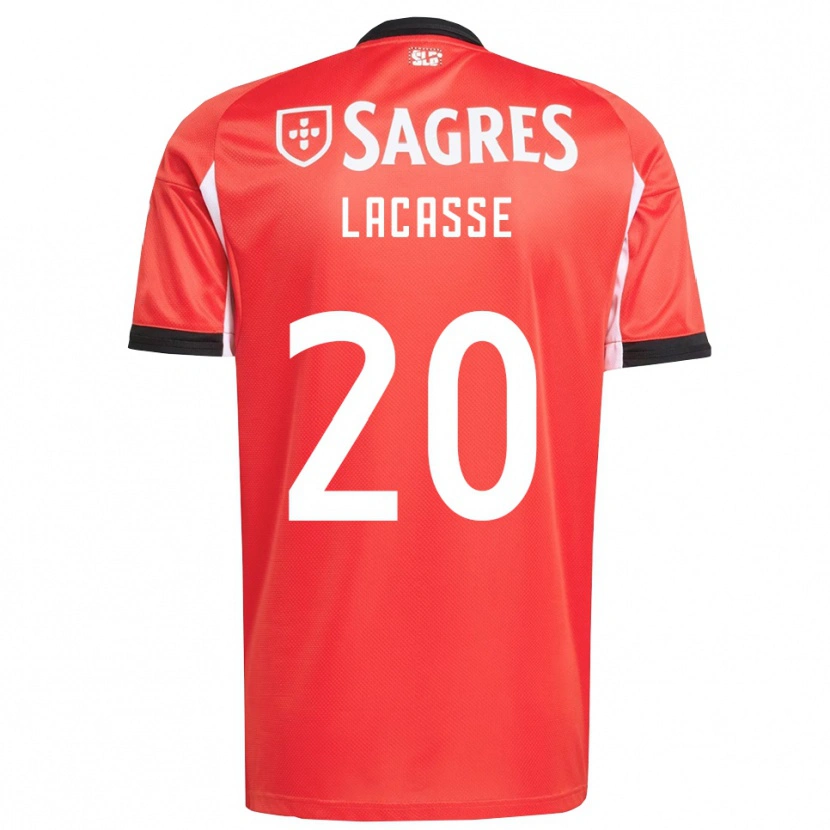Danxen Niño Camiseta Cloe Lacasse #20 Rojo Blanco 1ª Equipación 2025/26 La Camisa