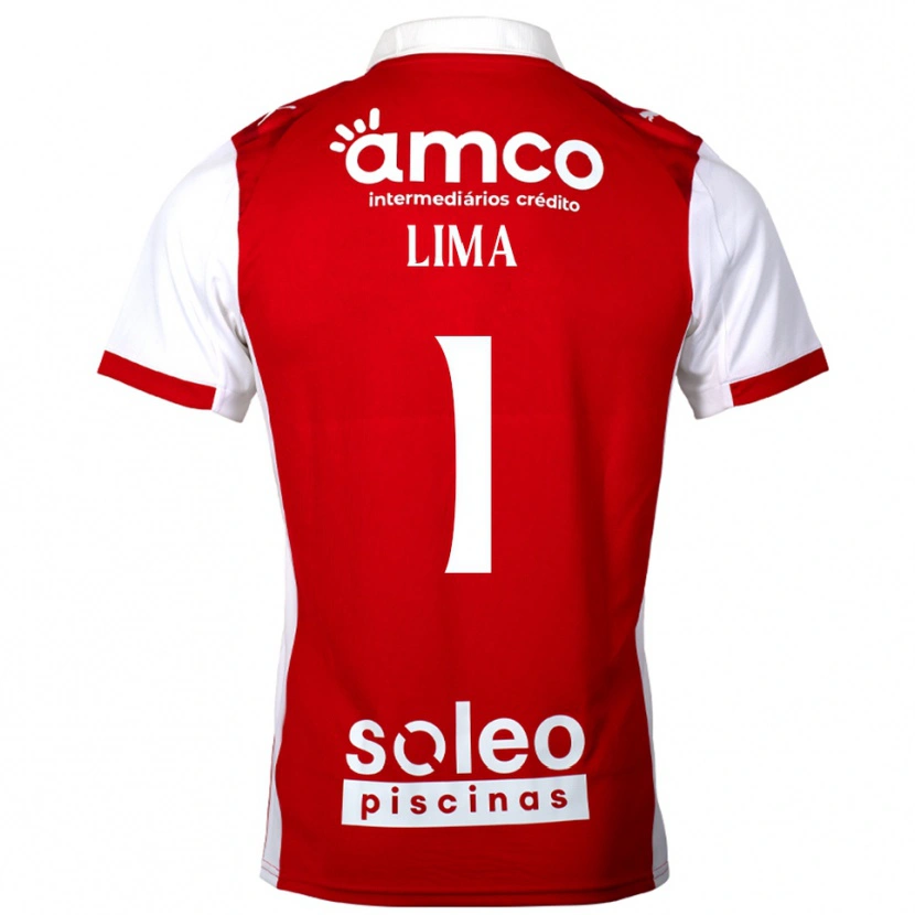 Danxen Niño Camiseta Aline Lima #1 Rojo Blanco 1ª Equipación 2025/26 La Camisa
