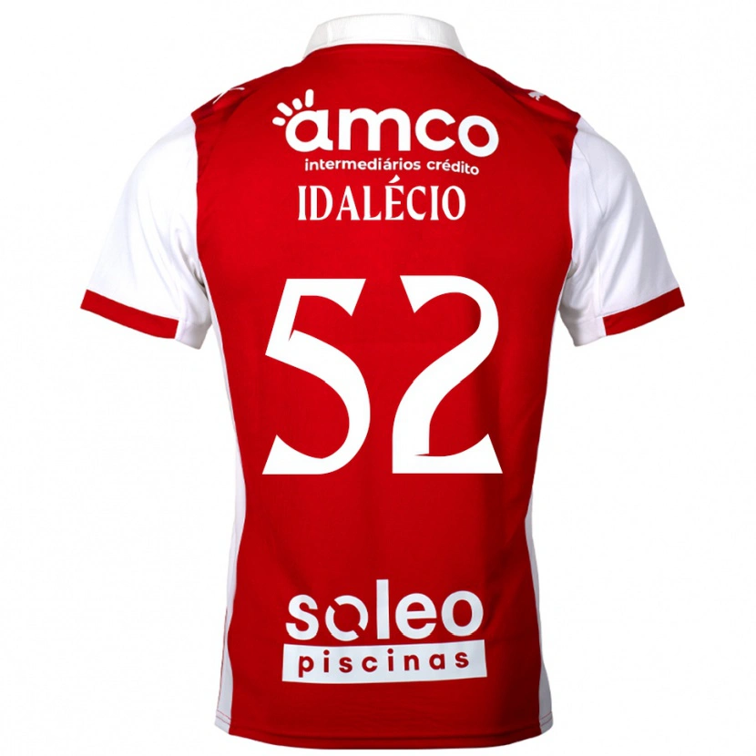 Danxen Niño Camiseta Idalécio #52 Rojo Blanco 1ª Equipación 2025/26 La Camisa