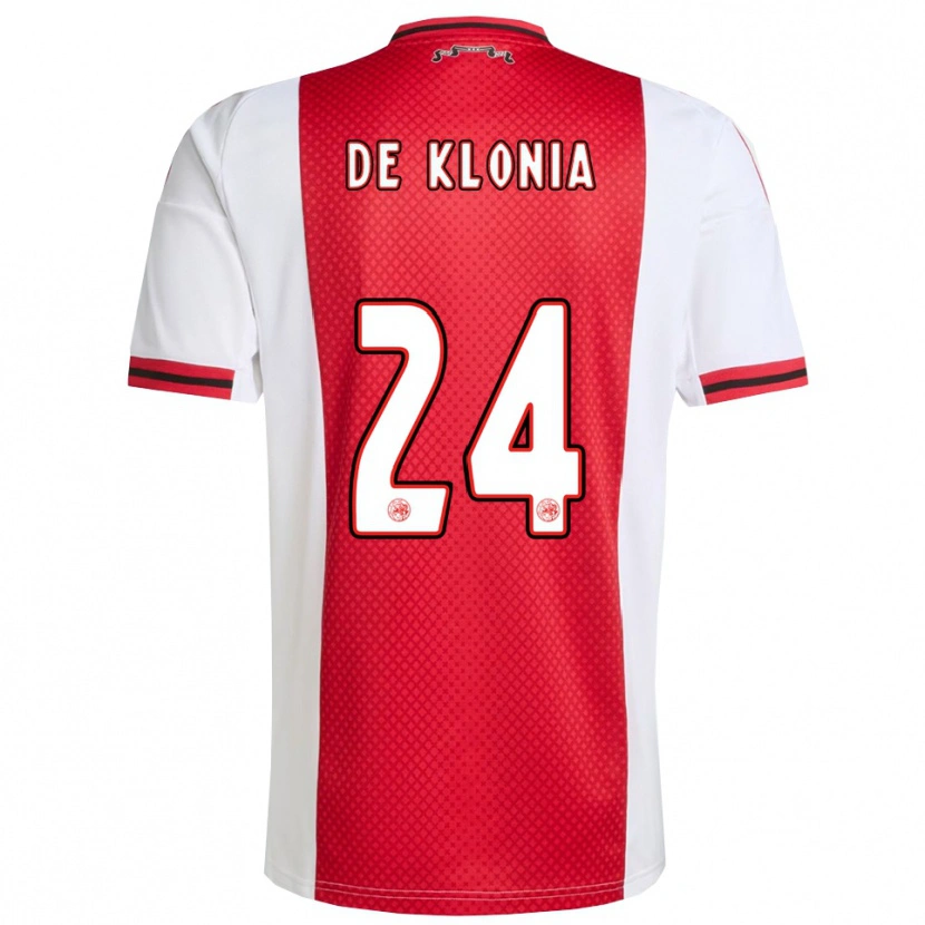 Danxen Niño Camiseta Daliyah De Klonia #24 Rojo Blanco 1ª Equipación 2025/26 La Camisa