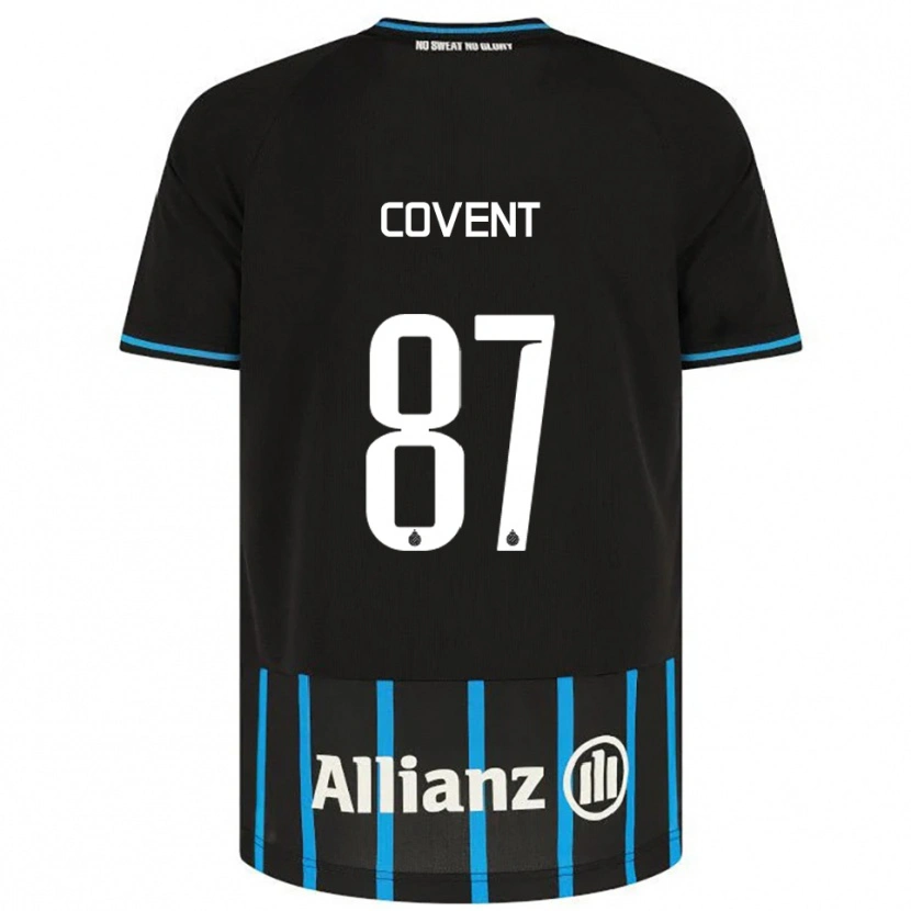 Danxen Niño Camiseta Jorijn Covent #87 Negro Azul 1ª Equipación 2025/26 La Camisa