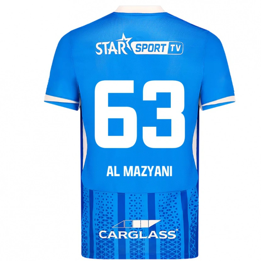 Danxen Niño Camiseta Faissal Al Mazyani #63 Azul Blanco 1ª Equipación 2025/26 La Camisa