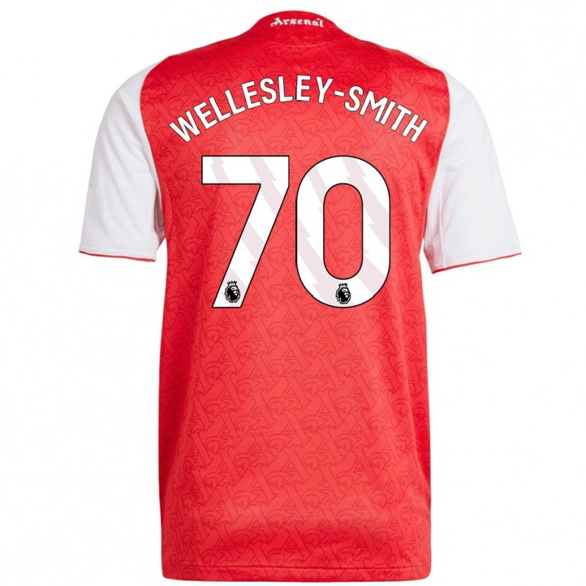 Danxen Niño Camiseta Cecily Wellesley-Smith #70 Rojo Blanco 1ª Equipación 2025/26 La Camisa