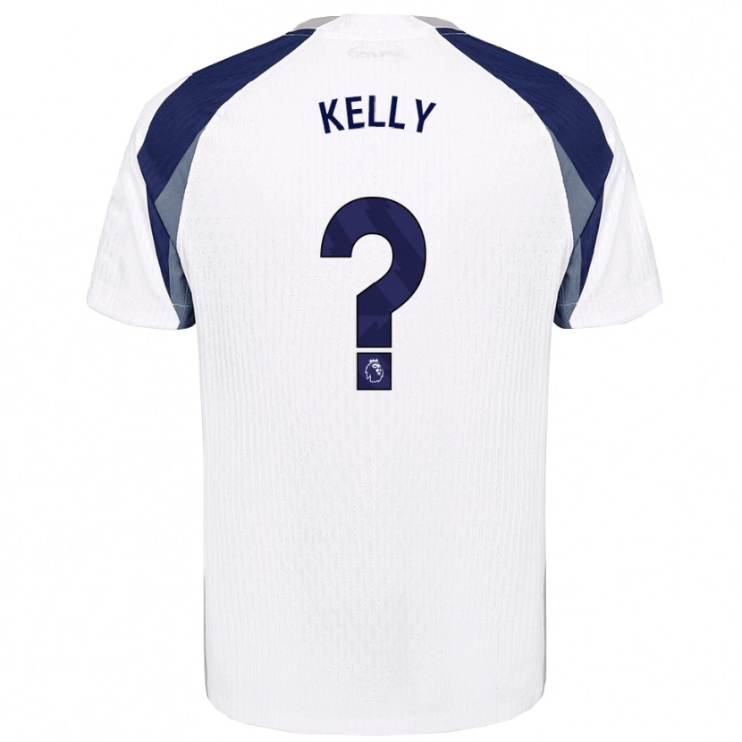 Danxen Niño Camiseta Kyle Kelly #0 Blanco Marino 1ª Equipación 2025/26 La Camisa