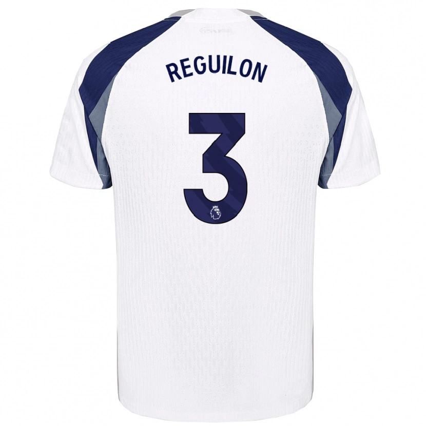 Danxen Niño Camiseta Sergio Reguilon #3 Blanco Marino 1ª Equipación 2025/26 La Camisa