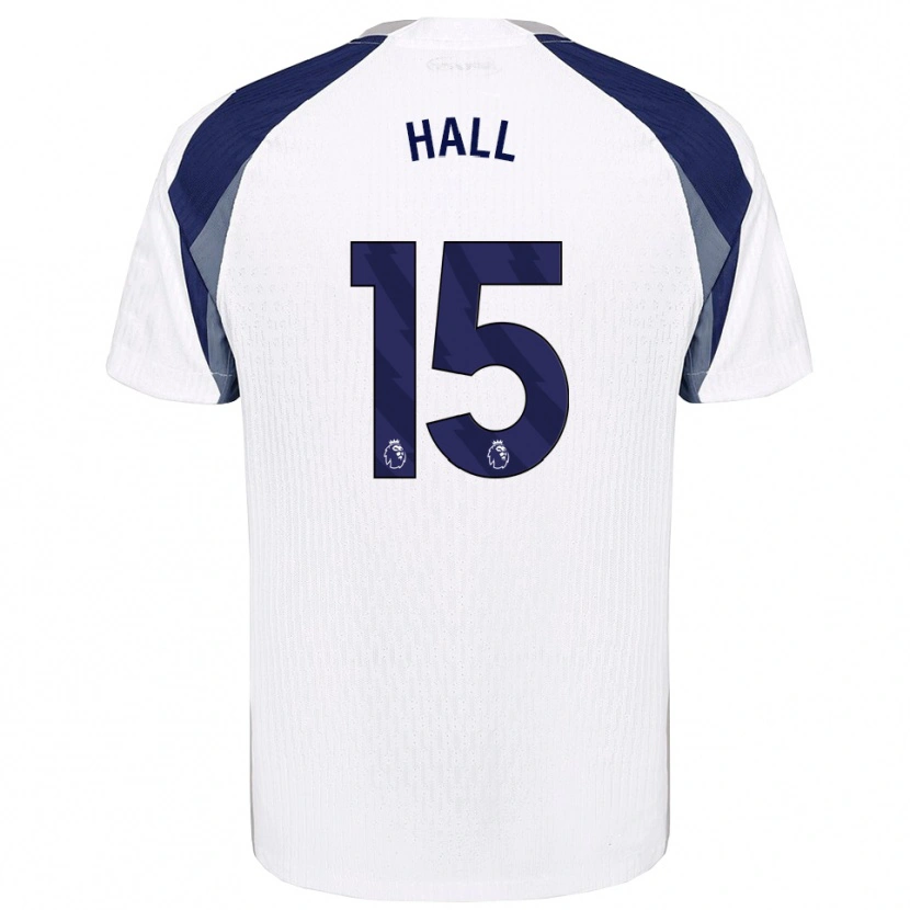 Danxen Niño Camiseta Tye Hall #15 Blanco Marino 1ª Equipación 2025/26 La Camisa