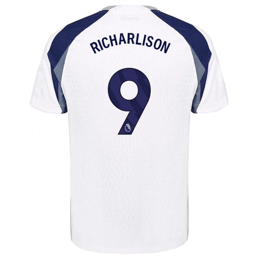 Danxen Niño Camiseta Richarlison #9 Blanco Marino 1ª Equipación 2025/26 La Camisa