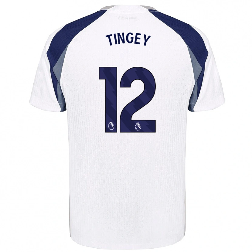 Danxen Niño Camiseta Tyler Tingey #12 Blanco Marino 1ª Equipación 2025/26 La Camisa