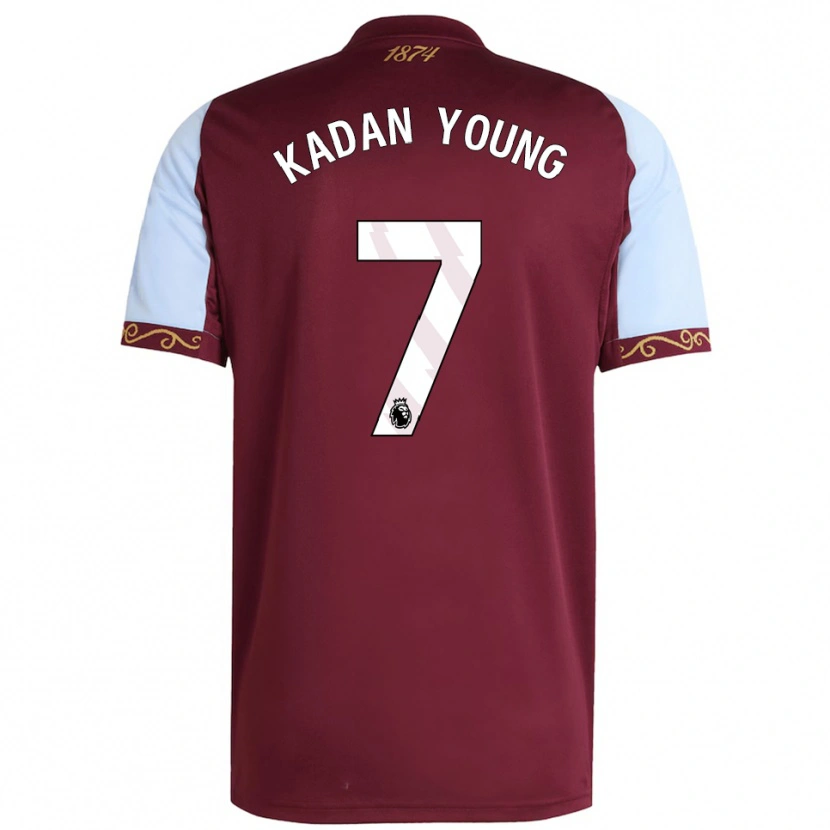 Danxen Niño Camiseta Kadan Young #7 Borgoña Celeste 1ª Equipación 2025/26 La Camisa