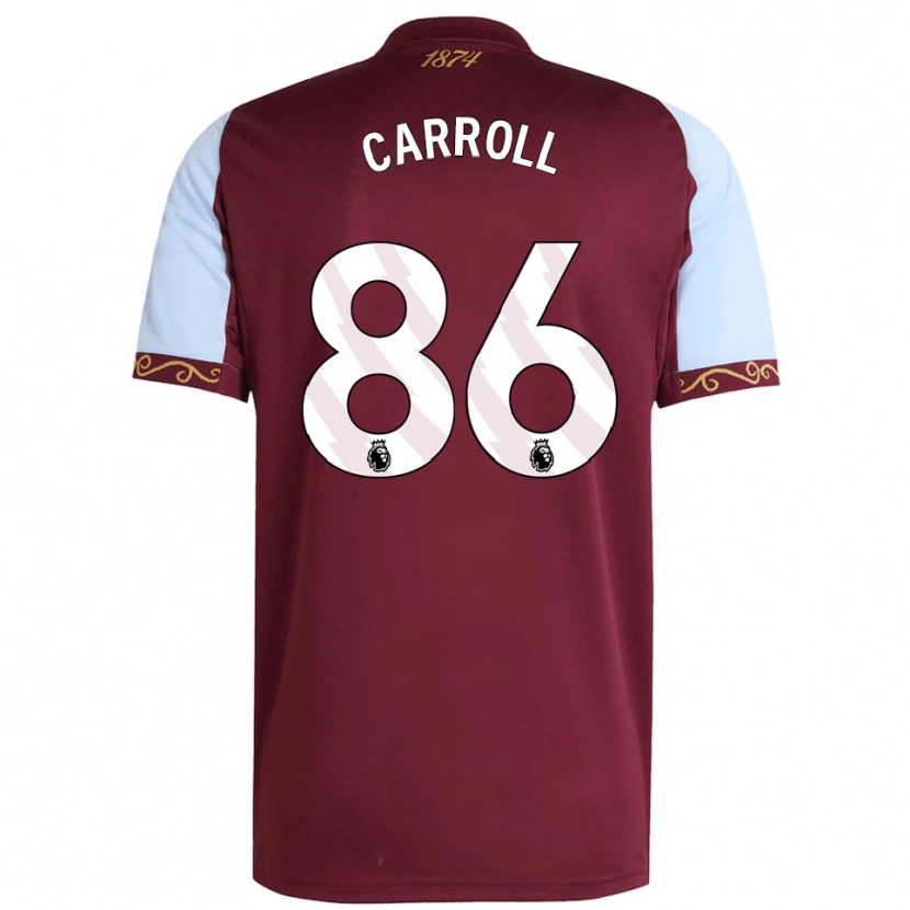 Danxen Niño Camiseta Tj Carroll #86 Borgoña Celeste 1ª Equipación 2025/26 La Camisa