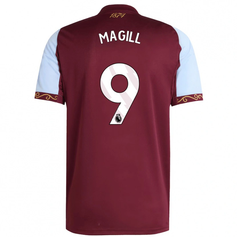 Danxen Niño Camiseta Simone Magill #9 Borgoña Celeste 1ª Equipación 2025/26 La Camisa