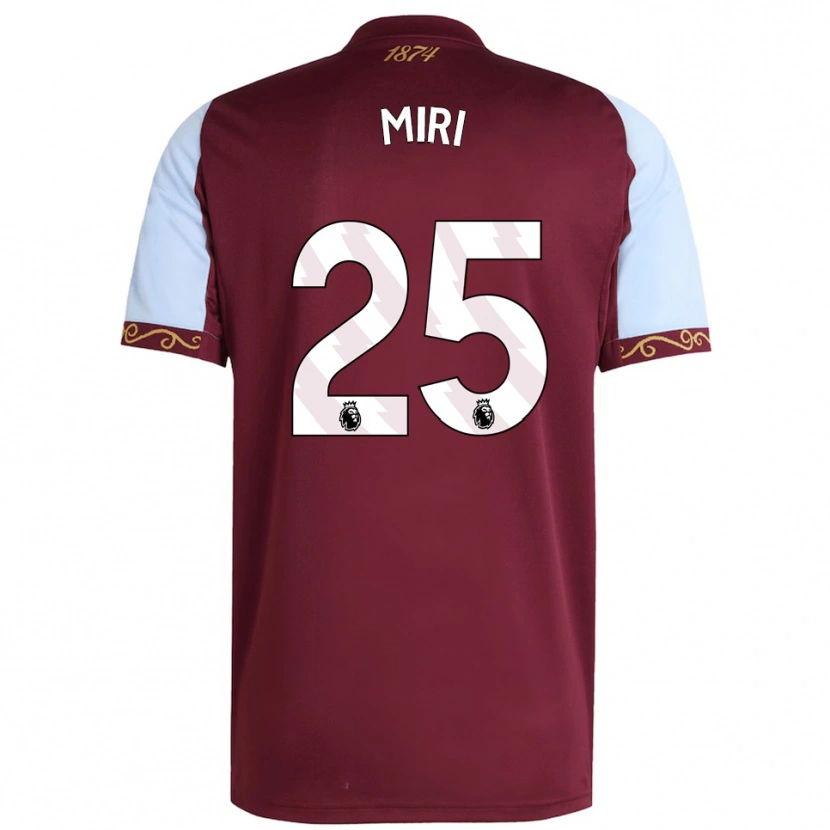 Danxen Niño Camiseta Miri Taylor #25 Borgoña Celeste 1ª Equipación 2025/26 La Camisa