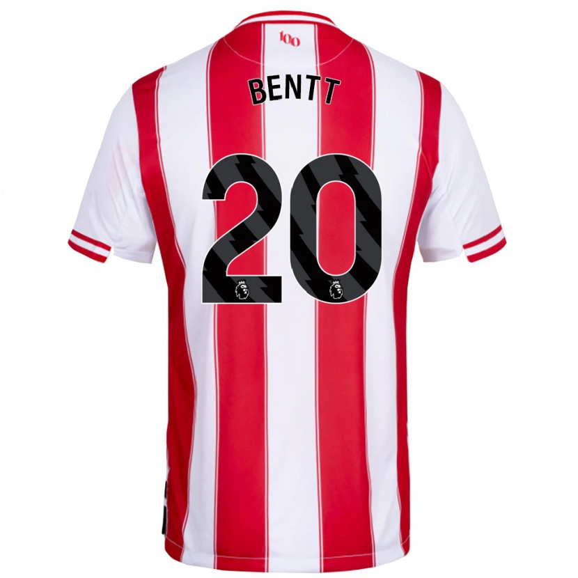 Danxen Niño Camiseta Luka Bentt #20 Rojo Blanco 1ª Equipación 2025/26 La Camisa