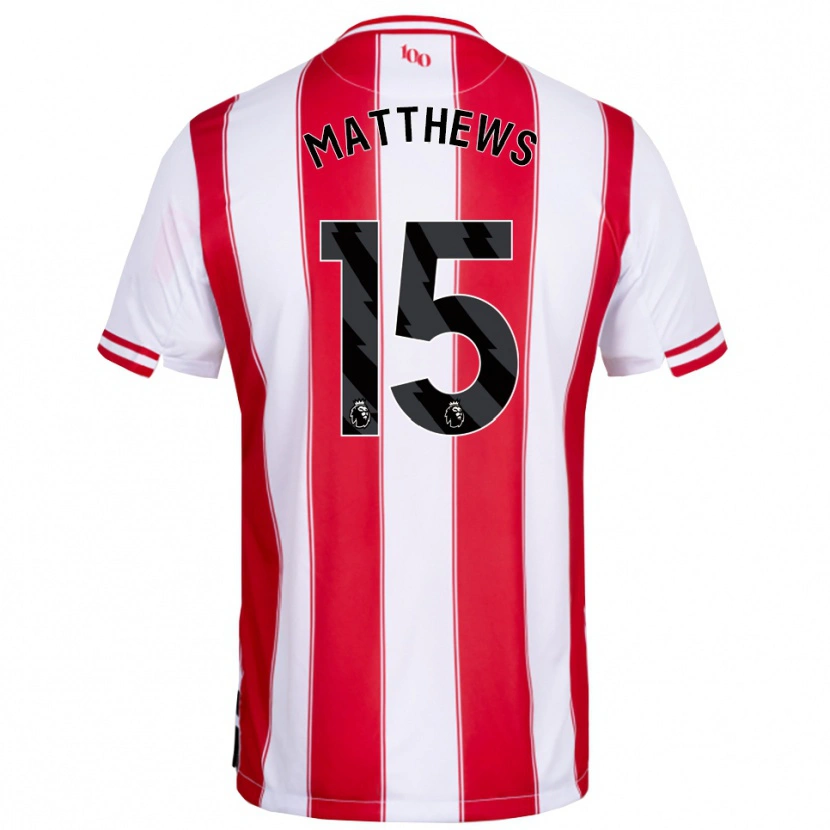 Danxen Niño Camiseta Kirsty Matthews #15 Rojo Blanco 1ª Equipación 2025/26 La Camisa
