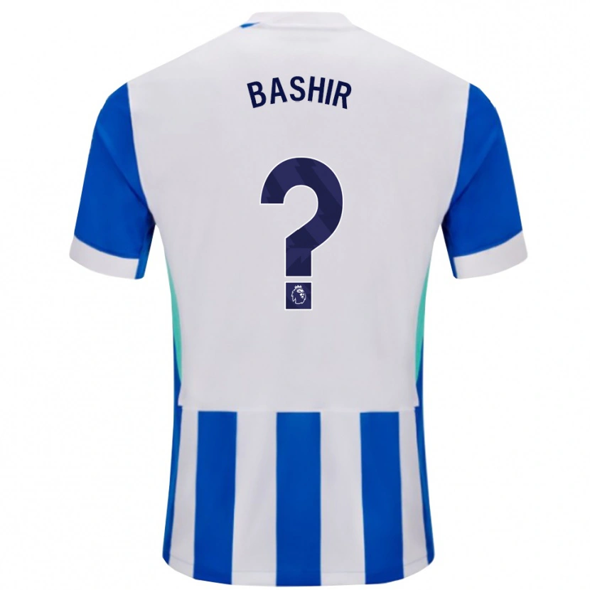 Danxen Niño Camiseta Sahil Bashir #0 Azul Blanco 1ª Equipación 2025/26 La Camisa