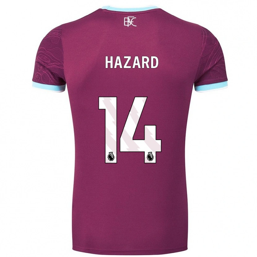 Danxen Niño Camiseta Amelia Hazard #14 Borgoña Celeste 1ª Equipación 2025/26 La Camisa