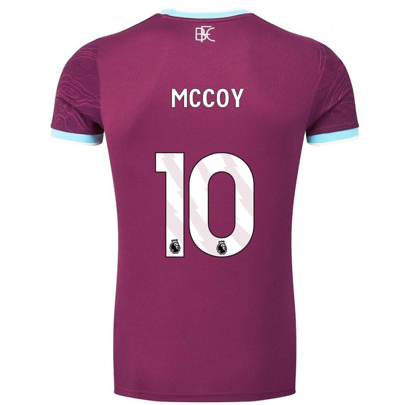 Danxen Niño Camiseta Adam Mccoy #10 Borgoña Celeste 1ª Equipación 2025/26 La Camisa