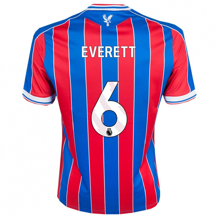 Danxen Niño Camiseta Aimee Everett #6 Azul Rojo Blanco 1ª Equipación 2025/26 La Camisa