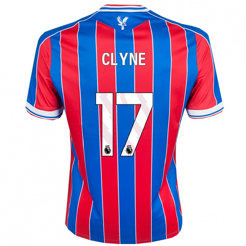 Danxen Niño Camiseta Nathaniel Clyne #17 Azul Rojo Blanco 1ª Equipación 2025/26 La Camisa