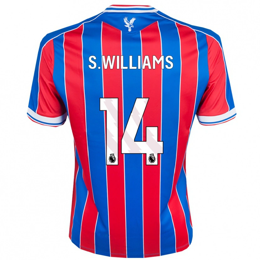 Danxen Niño Camiseta Seb Williams #14 Azul Rojo Blanco 1ª Equipación 2025/26 La Camisa