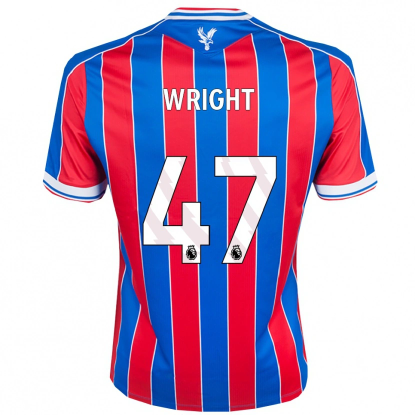 Danxen Niño Camiseta Annis-Clara Wright #47 Azul Rojo Blanco 1ª Equipación 2025/26 La Camisa