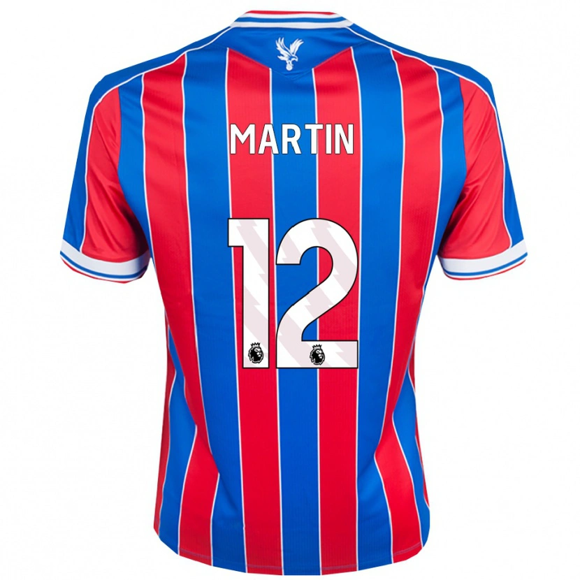 Danxen Niño Camiseta Donte Martin #12 Azul Rojo Blanco 1ª Equipación 2025/26 La Camisa