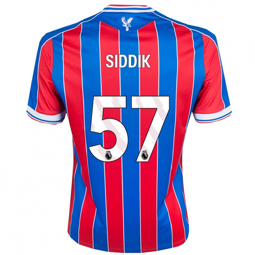 Danxen Niño Camiseta Cardo Siddik #57 Azul Rojo Blanco 1ª Equipación 2025/26 La Camisa