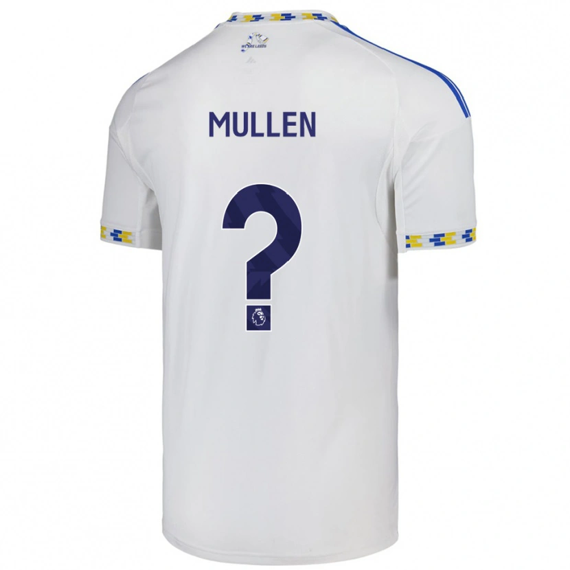 Danxen Niño Camiseta Jeremiah Chilokoa-Mullen #0 Blanco Azul 1ª Equipación 2025/26 La Camisa