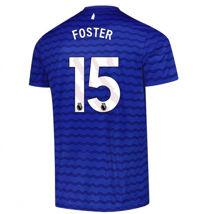 Danxen Niño Camiseta Harvey Foster #15 Azul Marino 1ª Equipación 2025/26 La Camisa