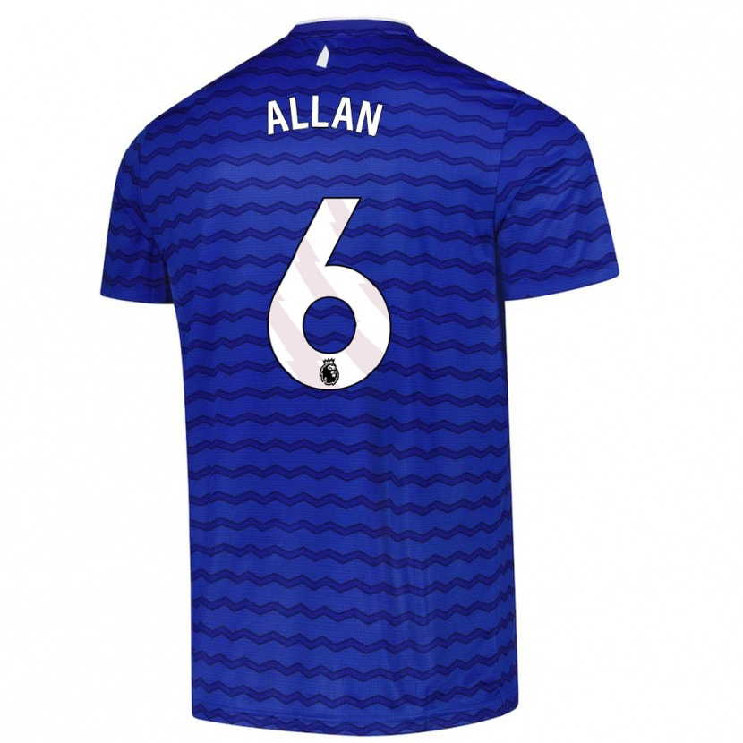 Danxen Niño Camiseta Allan #6 Azul Marino 1ª Equipación 2025/26 La Camisa
