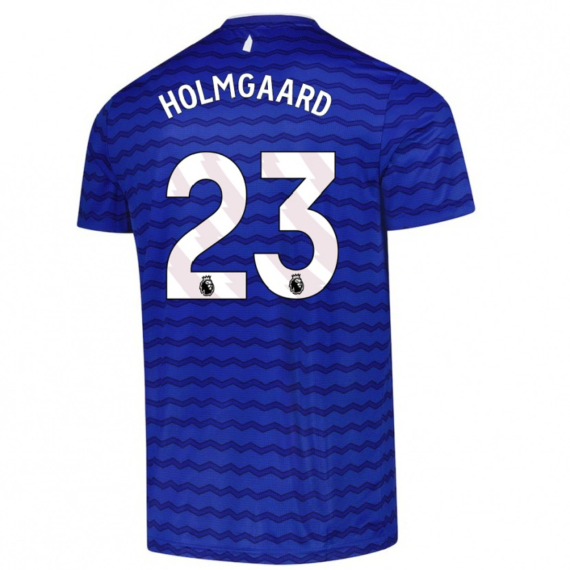 Danxen Niño Camiseta Sara Holmgaard #23 Azul Marino 1ª Equipación 2025/26 La Camisa