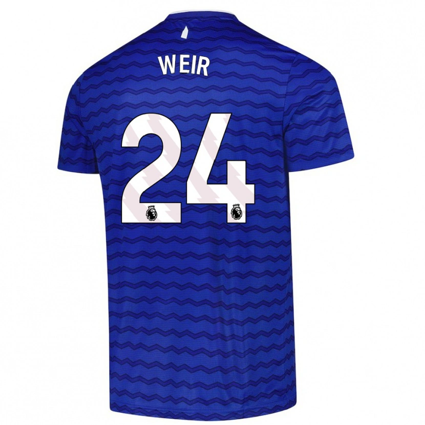 Danxen Niño Camiseta Kenzie Weir #24 Azul Marino 1ª Equipación 2025/26 La Camisa