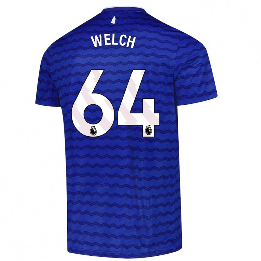 Danxen Niño Camiseta Reece Welch #64 Azul Marino 1ª Equipación 2025/26 La Camisa