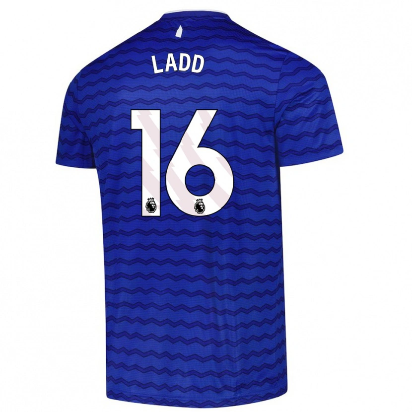 Danxen Niño Camiseta Hayley Ladd #16 Azul Marino 1ª Equipación 2025/26 La Camisa