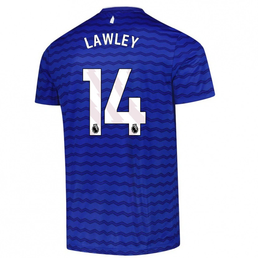Danxen Niño Camiseta Melissa Lawley #14 Azul Marino 1ª Equipación 2025/26 La Camisa