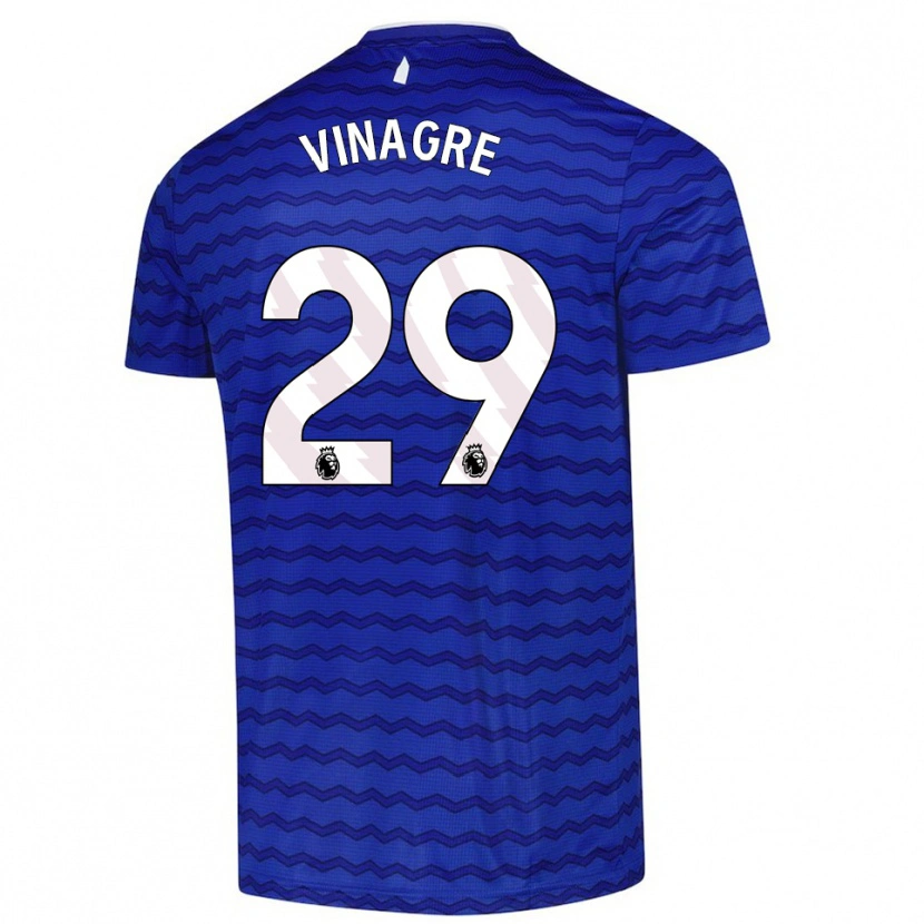 Danxen Niño Camiseta Ruben Vinagre #29 Azul Marino 1ª Equipación 2025/26 La Camisa