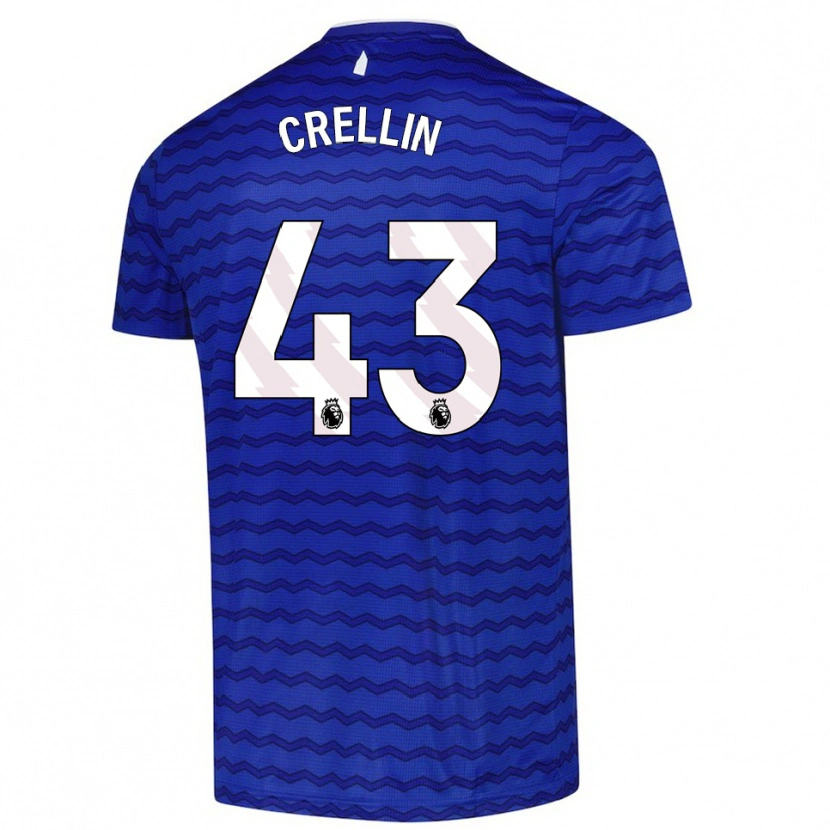 Danxen Niño Camiseta Billy Crellin #43 Azul Marino 1ª Equipación 2025/26 La Camisa