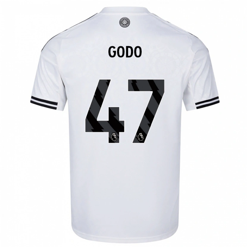 Danxen Niño Camiseta Martial Godo #47 Blanco Negro 1ª Equipación 2025/26 La Camisa