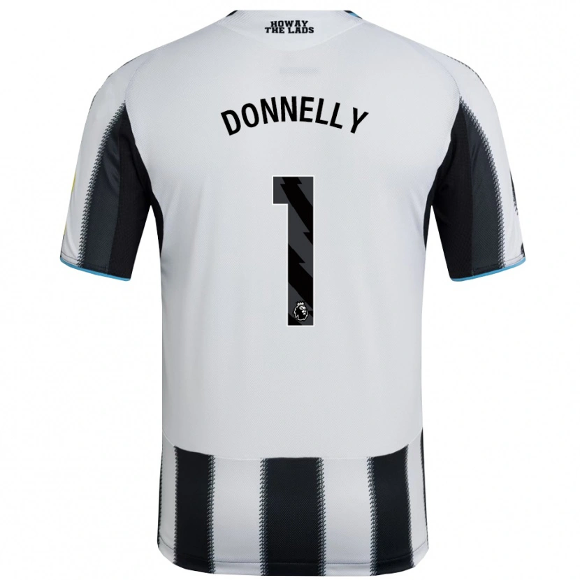 Danxen Niño Camiseta Grace Donnelly #1 Negro Blanco 1ª Equipación 2025/26 La Camisa