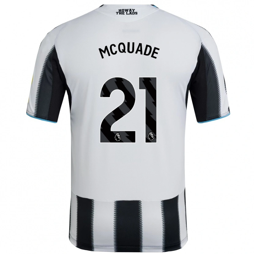Danxen Niño Camiseta Jasmine Mcquade #21 Negro Blanco 1ª Equipación 2025/26 La Camisa