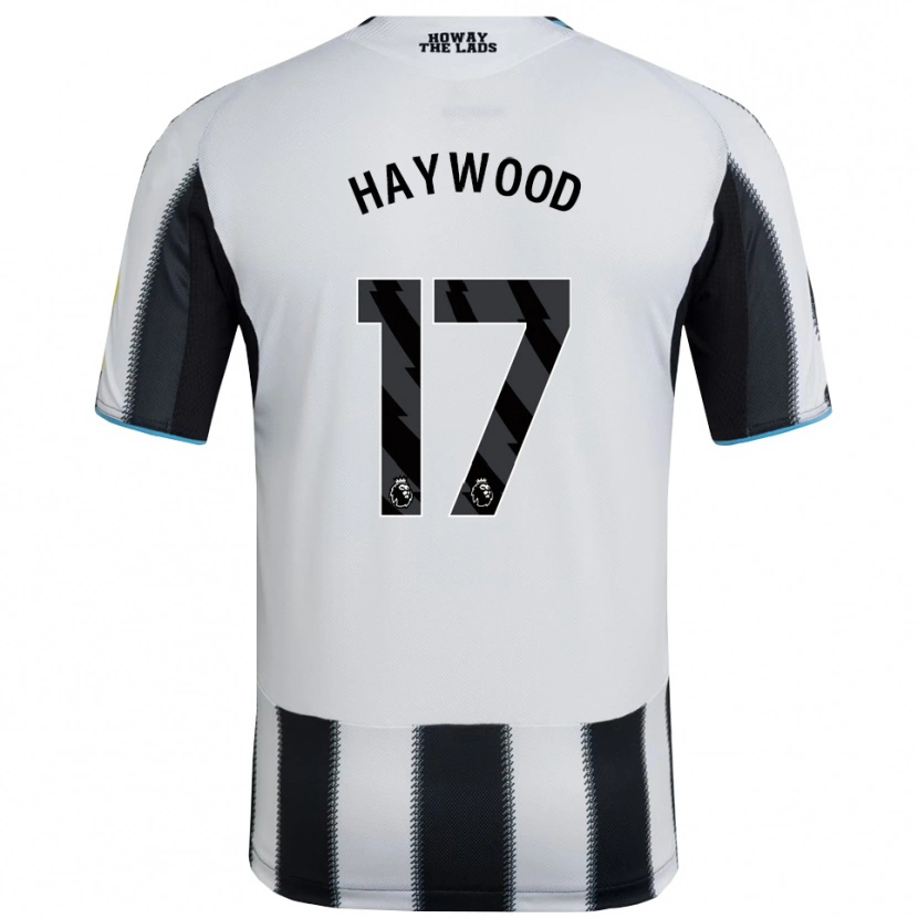 Danxen Niño Camiseta Sophie Haywood #17 Negro Blanco 1ª Equipación 2025/26 La Camisa