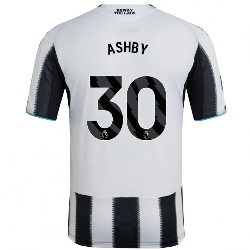 Danxen Niño Camiseta Harrison Ashby #30 Negro Blanco 1ª Equipación 2025/26 La Camisa