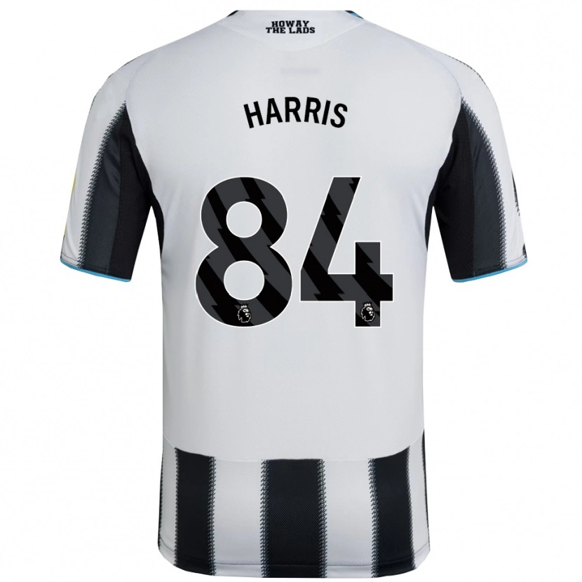 Danxen Niño Camiseta Aidan Harris #84 Negro Blanco 1ª Equipación 2025/26 La Camisa