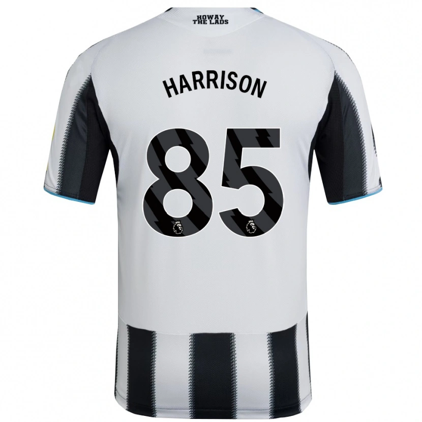 Danxen Niño Camiseta Adam Harrison #85 Negro Blanco 1ª Equipación 2025/26 La Camisa