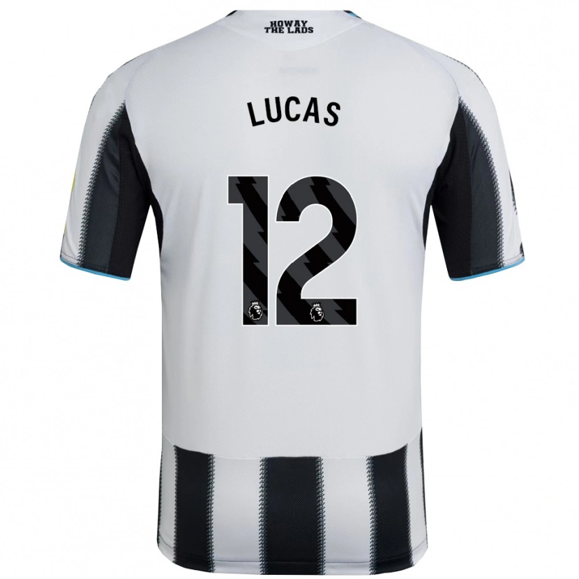 Danxen Niño Camiseta Kayden Lucas #12 Negro Blanco 1ª Equipación 2025/26 La Camisa