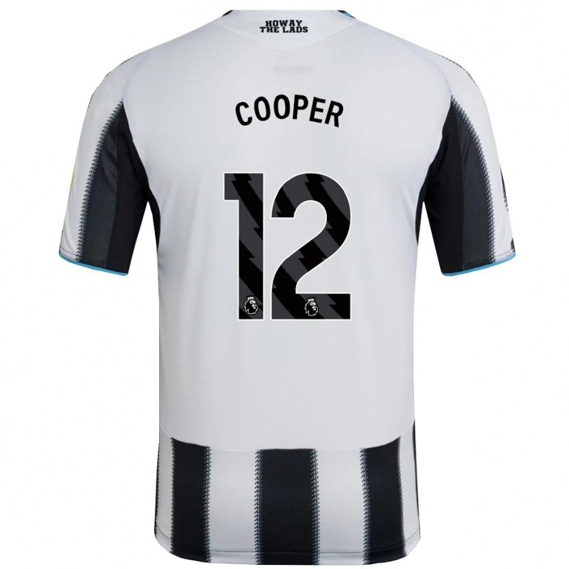 Danxen Niño Camiseta Deanna Cooper #12 Negro Blanco 1ª Equipación 2025/26 La Camisa
