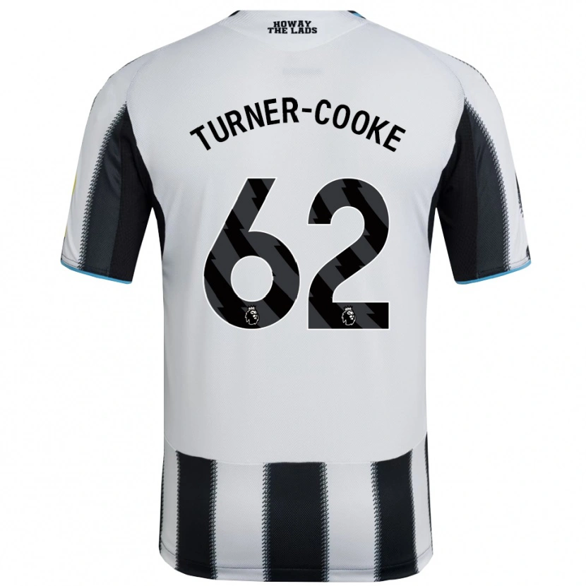 Danxen Niño Camiseta Jay Turner-Cooke #62 Negro Blanco 1ª Equipación 2025/26 La Camisa