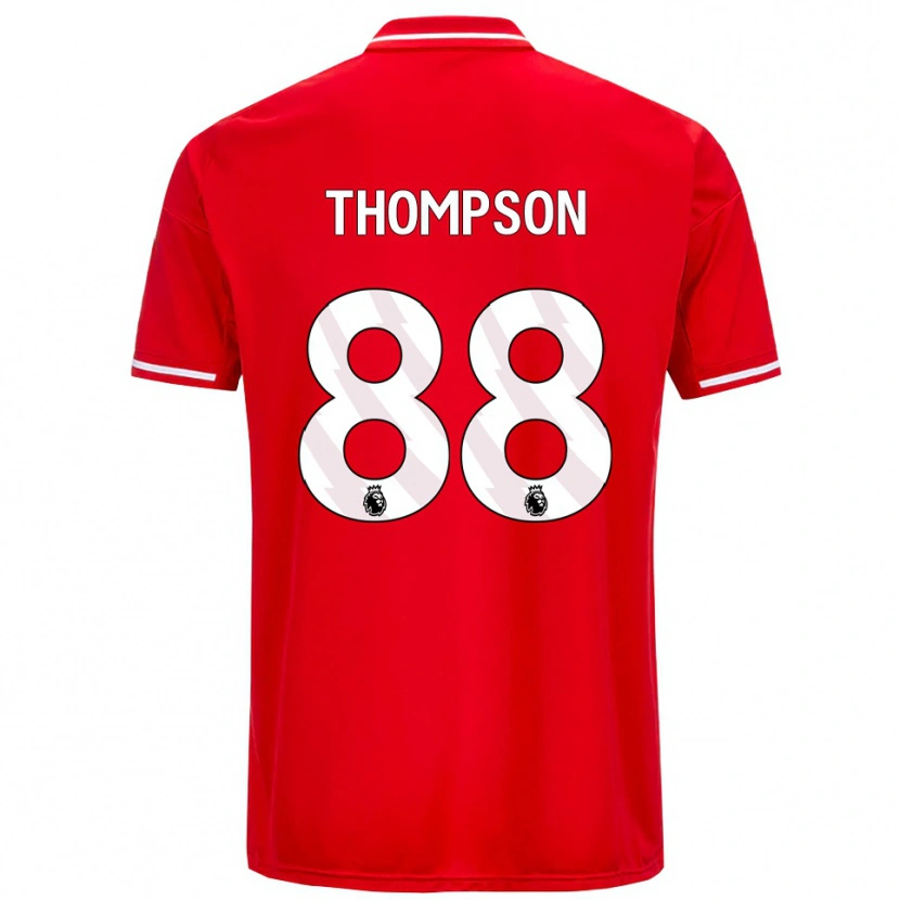 Danxen Niño Camiseta Will Thompson #88 Rojo Blanco 1ª Equipación 2025/26 La Camisa